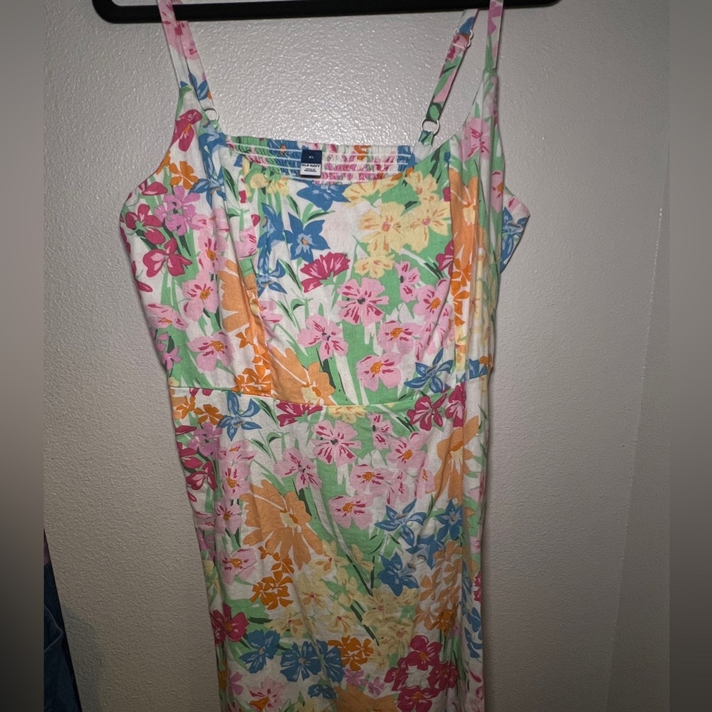 Old Navy Size XL Mulicolor Floral Cami Mini Dress